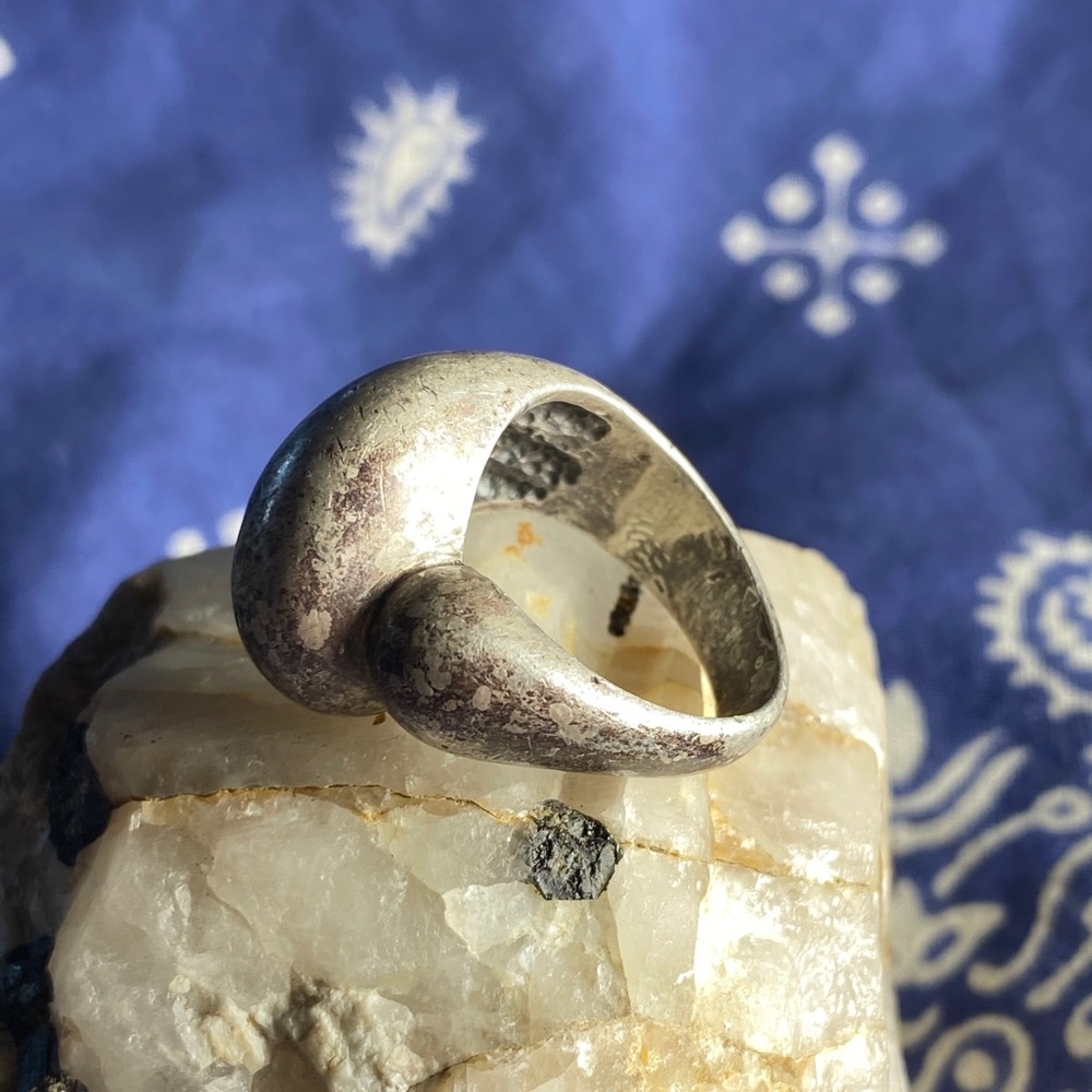 Sterling Silver Heavy Twisted Statement Ring - image 4